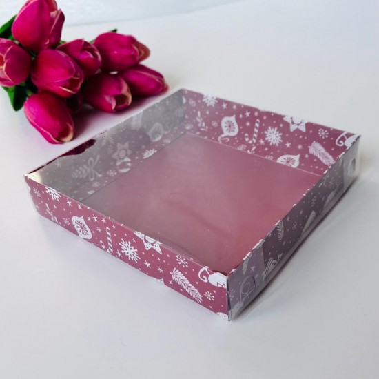 15x15x3 Asetat Kapaklı Kutu