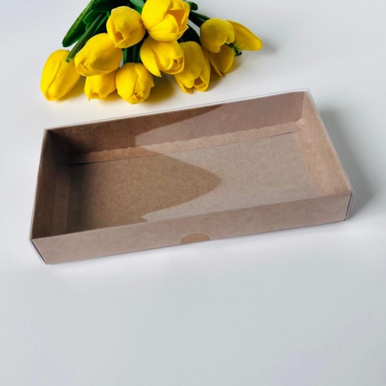 10x20x3 Asetat Kapaklı Kurabiye Kutusu