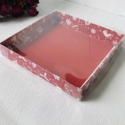 20x20x3 Asetat Kapaklı Kutu Yılbaşı