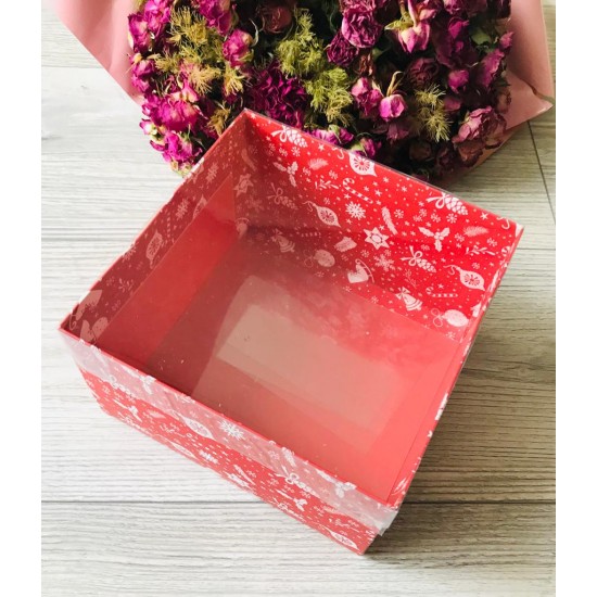 18x18x11 Asetat Kapaklı Kutu 