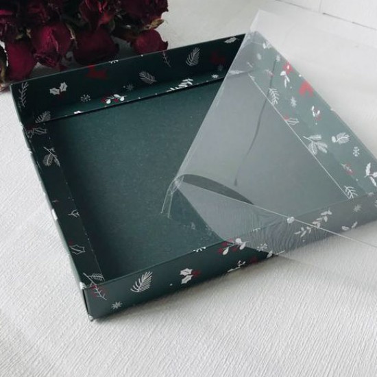 18x18x4 Asetat Kapaklı Kutu 