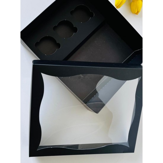 25x30x9 Pencereli Kutu-Cupcake,Pinyata Kutusu