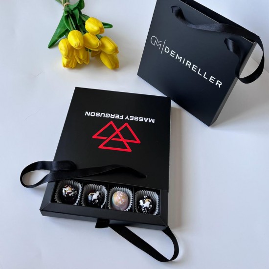 16 Bölmeli Çanta Model Bonbon Çikolata Kutusu