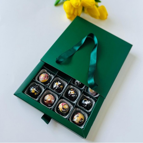 16 Bölmeli Çanta Model Bonbon Çikolata Kutusu