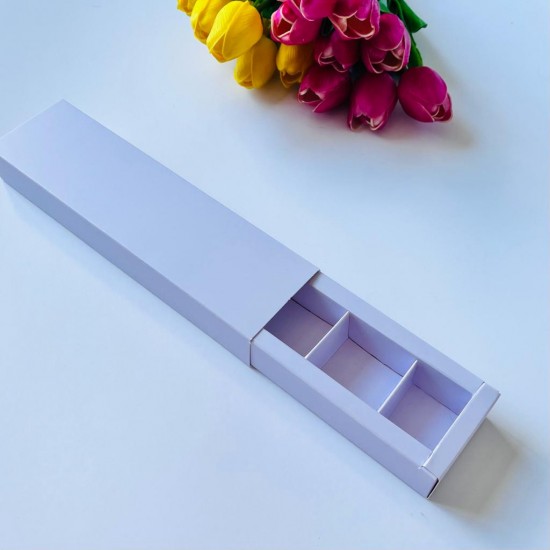 5 Bölmeli Karton Sürgülü Çikolata Kutusu