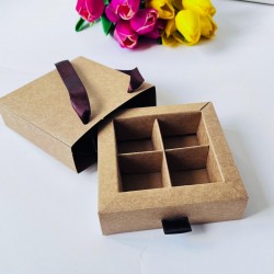 4 Bölmeli Çikolata-Bonbon Kutusu Çanta Model