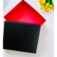 25x30x9 Karton Kutu Kırmızı-Siyah