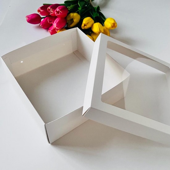 21x21x8 Pencereli Karton Kutu-Pinyata Kutusu