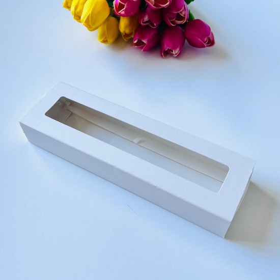 7x24x3.5 Pencereli Sürgülü Karton Kutu 