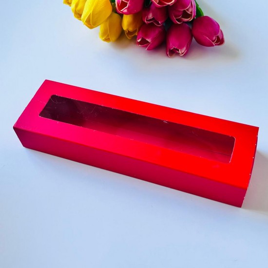 7x24x3.5 Pencereli Sürgülü Karton Kutu 