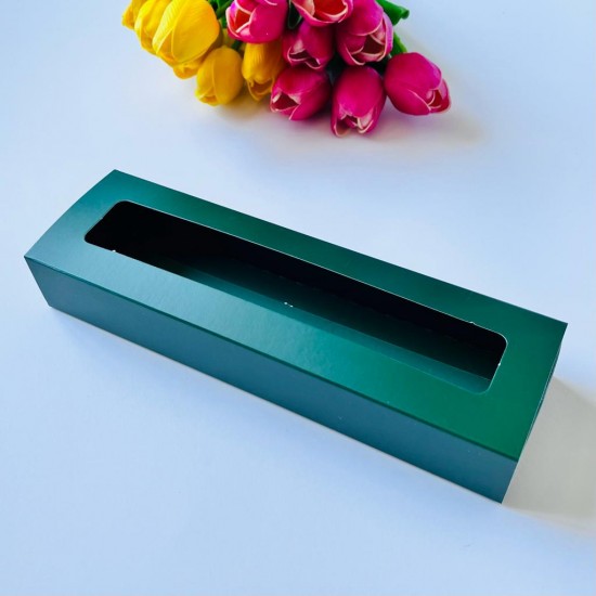 7x24x3.5 Pencereli Sürgülü Karton Kutu 