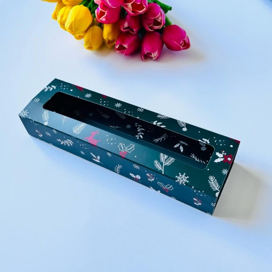 7x24x3.5 Pencereli Sürgülü Karton Kutu 