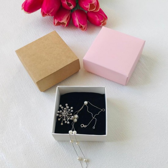 Takı Kutusu Karton Süngerli 8x8x3,5