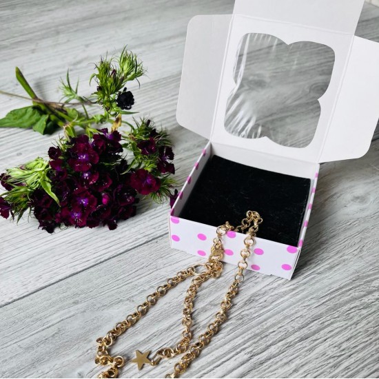 Takı Kutusu Pencereli Tek Parça