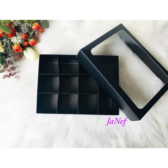 12 Bölmeli Pencereli Karton Kutu 