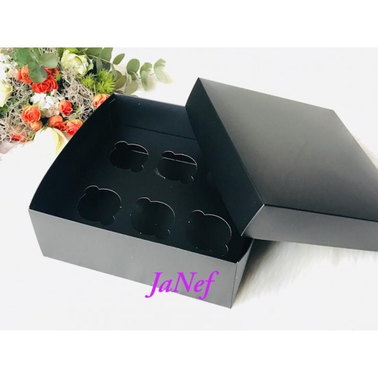 25x25x10 Cupcake Kutusu 6'lı