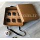 25x25x10 Cupcake Taşıma Kutusu 6'lı