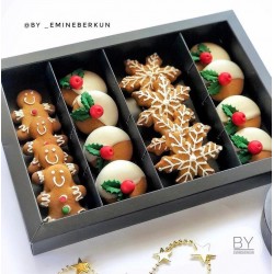 24 Bölmeli Pencereli Çikolata Kutusu