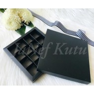 16 Bölmeli Karton Bonbon Çikolata Kutusu