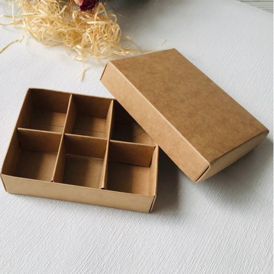 6 Bölmeli Karton Kutu