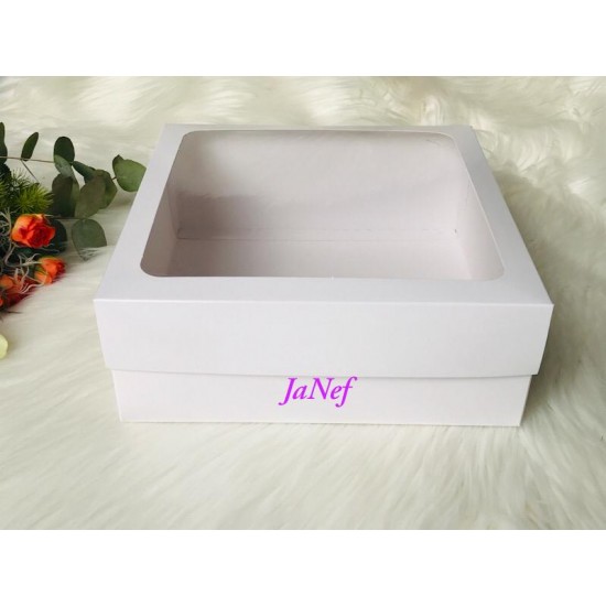 25x25x10 Pencereli Karton Kutu