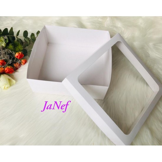 25x25x10 Pencereli Karton Kutu