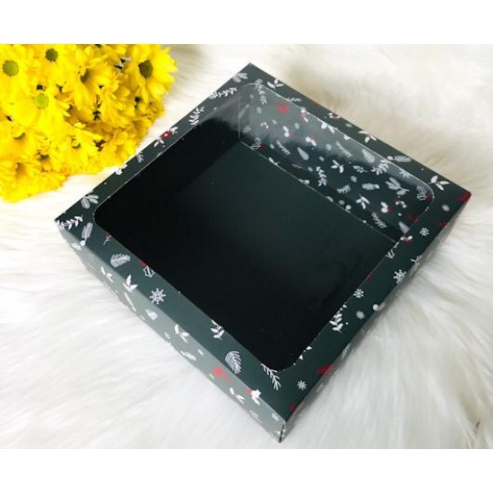 25x25x10 Pencereli Kutu Yılbaşı 