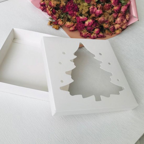 18x18x4 Çam Ağacı Tasarım  Kutu