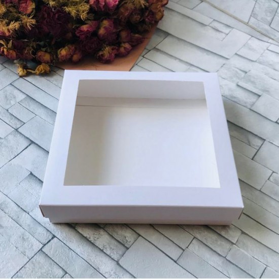 18x18x4 Pencereli Karton Kutu  