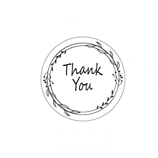 Sticker Yapışkanlı,Thank You