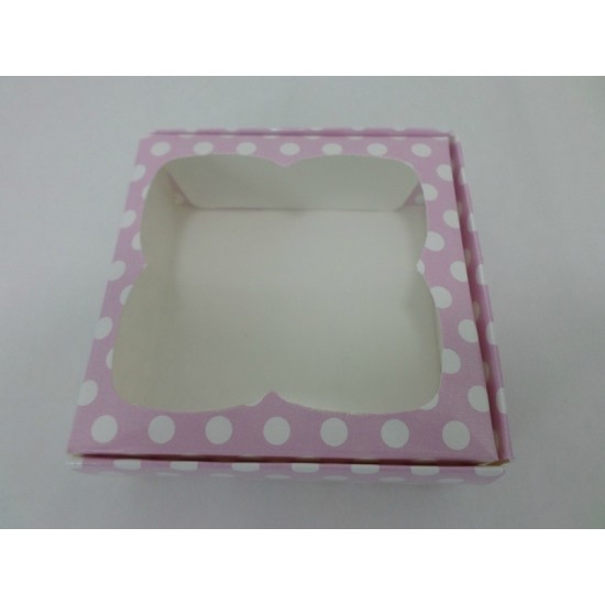 8x8x3 Pencereli Karton  Kutu Puantiyeli 