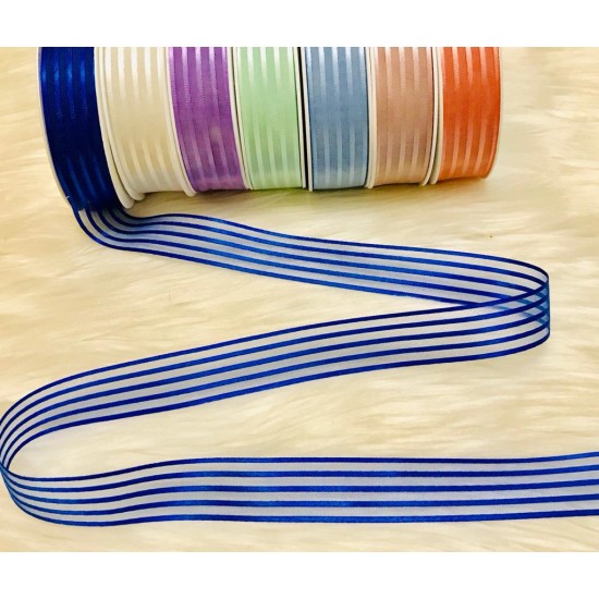 Kurdele Şifon Şeritli 25 mm-20 m