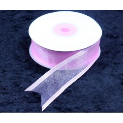 Kurdele Saten Şeritli Organze 25 mm