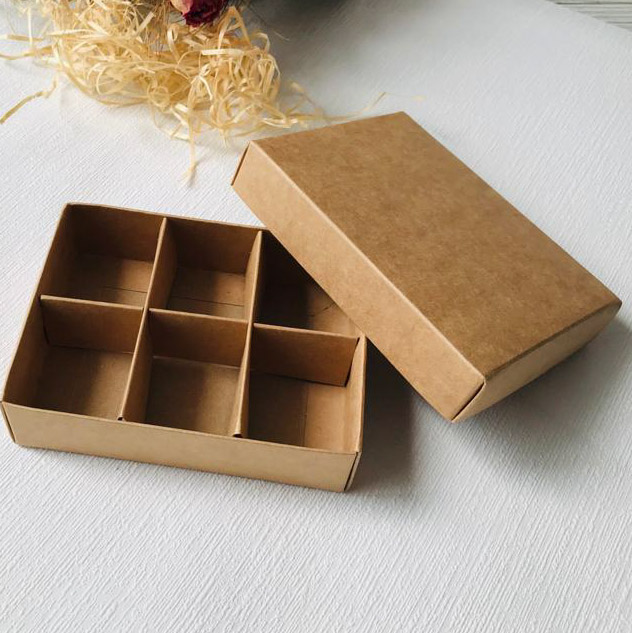 6 Bölmeli Karton Kutu — galeri görseli