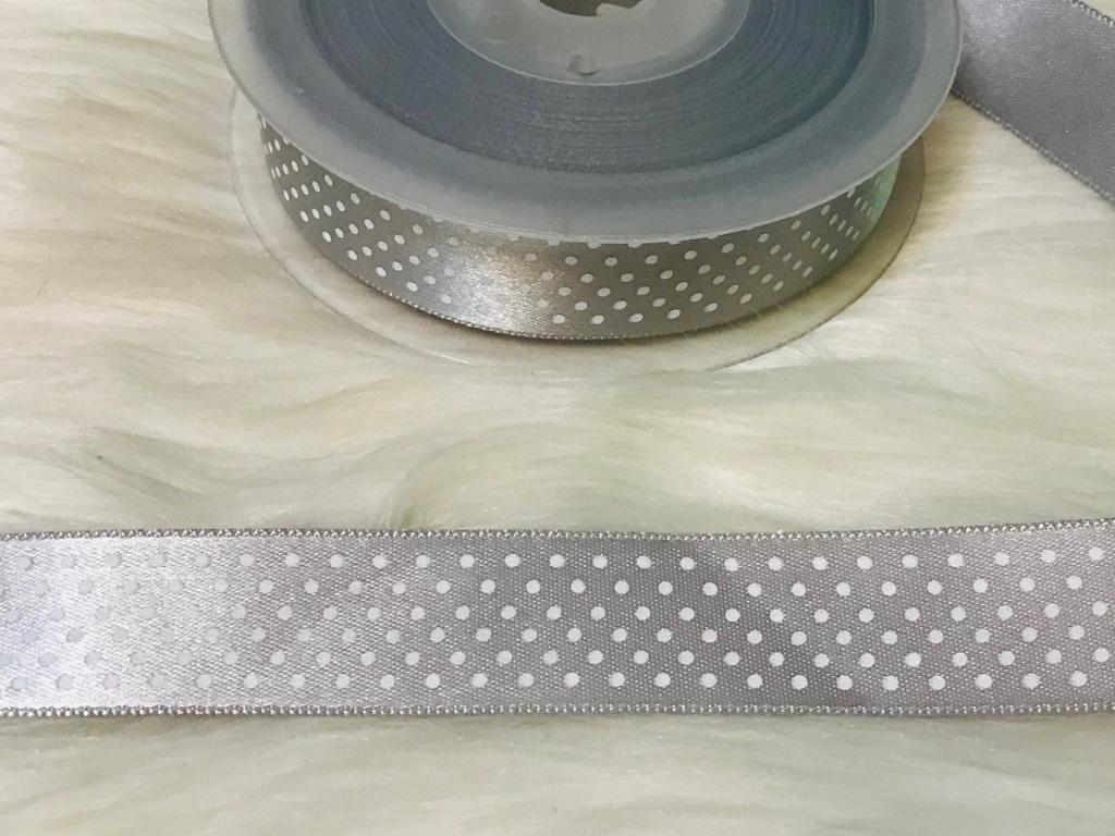 Kurdele Saten Puantiyeli 20 mm — galeri görseli
