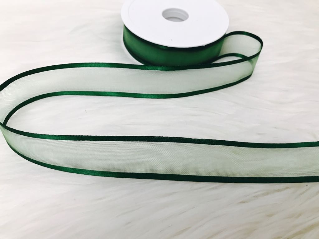 Kurdele Saten Şeritli Şifon 25 mm-20 m — galeri görseli