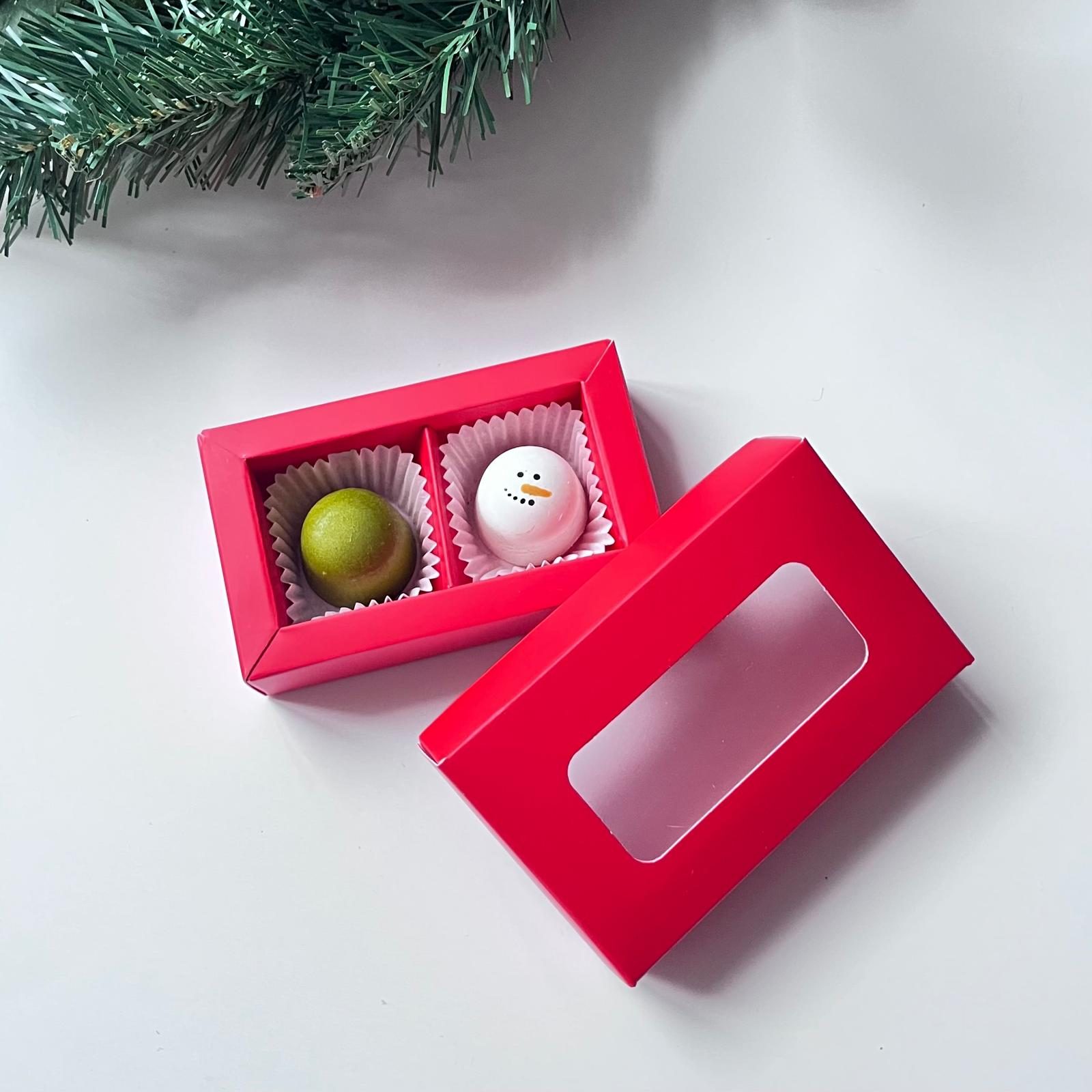 2 Bölmeli Bonbon Çikolata Kutusu — ürün görseli