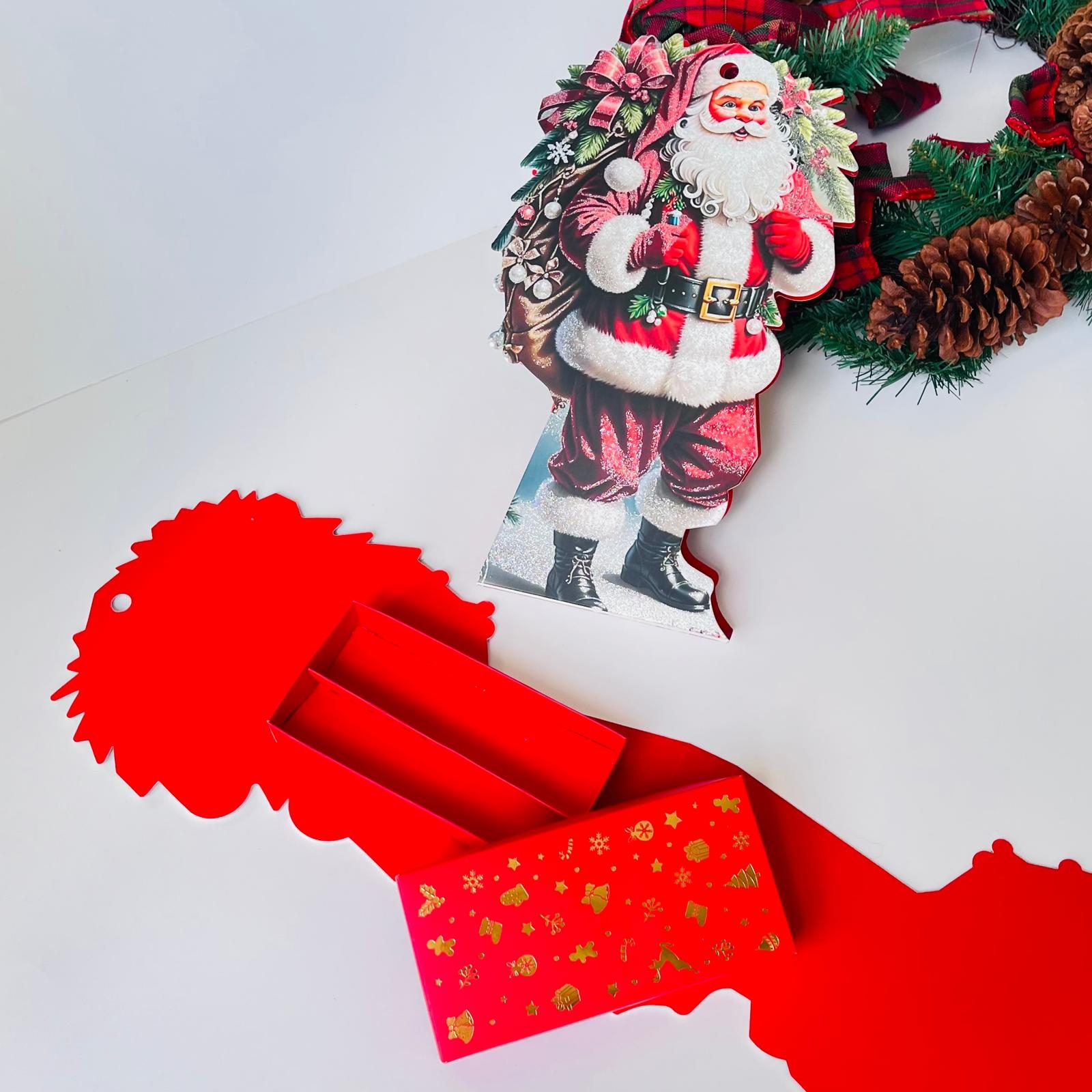 Tasarım Kutu-Noel Baba Simli (Sert Sıvama Kutu) — galeri görseli