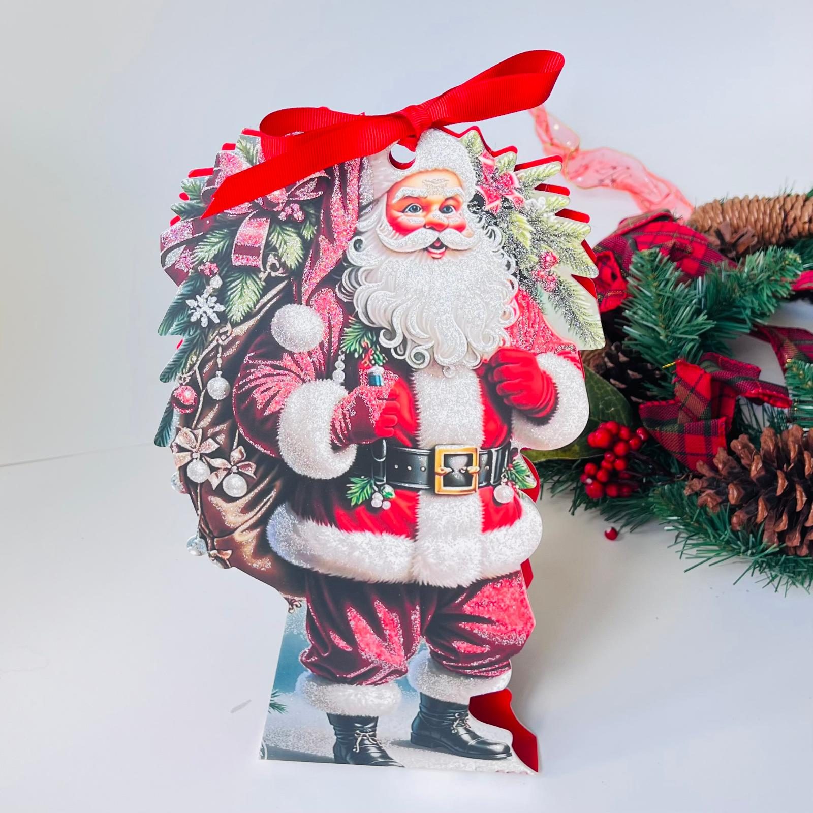 Tasarım Kutu-Noel Baba Simli (Sert Sıvama Kutu) — galeri görseli